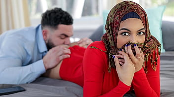 A bashful Muslim teen receives sexual education from her stepbro before her wedding