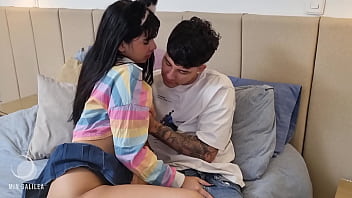 Gamer Min Galilea surprises her stepbrother Danner Mendez on Twitch, leading to an unexpected intimate encounter